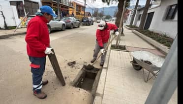 Municipio de Licantén realiza labores de prevención ante llegada de sistema frontal