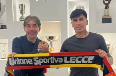 Matías Pérez ficha oficialmente por el Lecce de la Serie A italiana