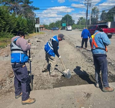 Municipio de Molina pavimentó con recursos propios el camino Santa Lucía