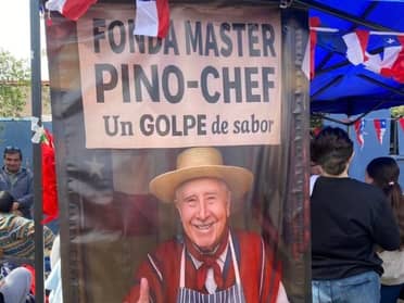 Polémica en Talca por fonda escolar que usó imagen de Augusto Pinochet