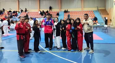 Academia Kenpo Gikan de Curicó triunfa en la "Copa del Carbón" con 11 medallas