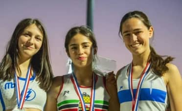 Atleta curicana Florencia Rojas gana medalla de plata en el Nacional U16 de Atletismo