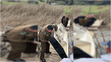 Detectan indicios de pesca ilegal en la Reserva Nacional Laguna Torca