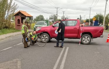 Reconstitución de escena busca presuntas responsabilidades en accidente que dejó a ciclista grave