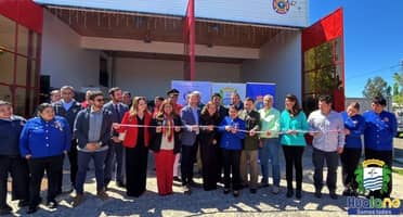 Municipio de Hualañé inauguró mejoramiento de cuartel de Bomberos y reductores de velocidad en La Huerta de Mataquito