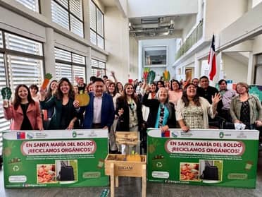 Comenzó a implementarse proyecto piloto de reciclaje de residuos orgánicos en Curicó