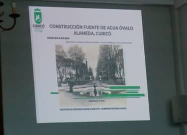 Concejo Municipal de Curicó aprobó proyecto de construcción de Fuente de Agua en el Óvalo de la Alameda
