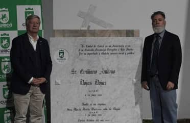 Cementerio Municipal de Curicó inaugura hitos históricos y rinde homenaje a exalcalde Emiliano Rojas