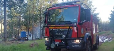 Incendio en Caone: Vivienda queda totalmente destruida y deja un damnificado