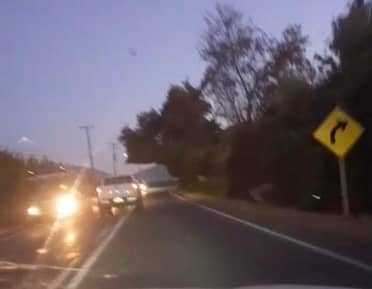 Captan a conductor en estado de ebriedad zigzagueando en sector Cuatro Bocas