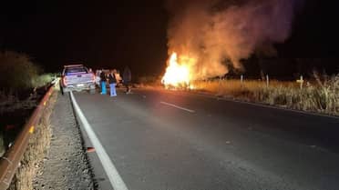 Tragedia en O'Higgins: Mujer muere calcinada tras colisión e incendio provocado por conductor ebrio