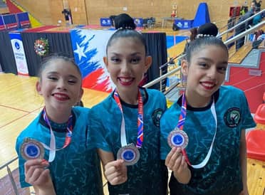 Club Deportivo Astra es subcampeón nacional de gimnasia rítmica en categoría Trío Infantil