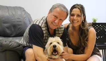 Hospital de Curicó permite primera visita de una mascota a paciente