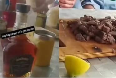 Fiesta clandestina con asado y whisky en cárcel genera sumario en Gendarmería