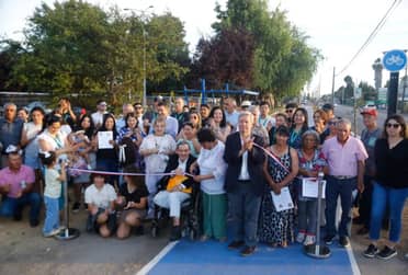 Se inauguraron obras del programa crecer en comunidad y transformando barrios