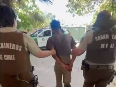 Detienen a sujeto con antecedentes por intentar iniciar un incendio en el sector del Cerro Maule