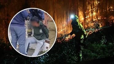Captan detención de sujeto acusado de intento de incendio en Penco