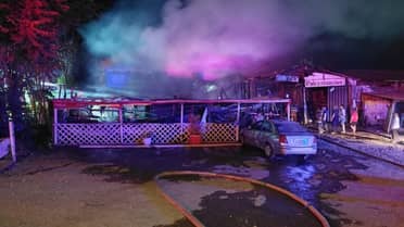 Incendio destruye emblemático restaurante "Che Carlitos" en Curicó