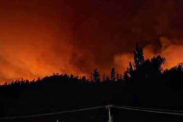 Ministerio del Interior convoca a Cogrid por incendios en Penco