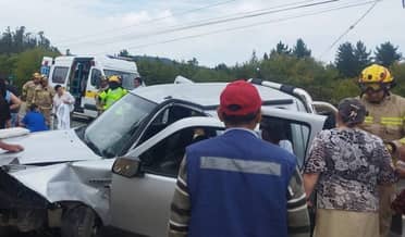 Tragedia en la ruta K-60: Lactante fallece y seis personas resultan heridas tras violento accidente en Gualleco