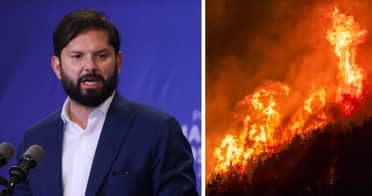 Presidente Boric ofrece ayuda a Argentina para combatir incendios en la Patagonia