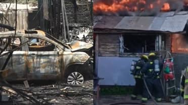 Conductor ebrio causa incendio devastador en Paine tras accidente