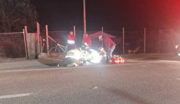 Romeral: Mal estado de la ruta habría provocado grave caída de ciclista en sector Guaico 2