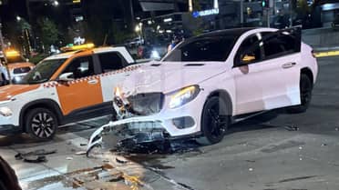 Fran Maira protagoniza grave accidente de tránsito en Lo Barnechea: Motorista se encuentra grave