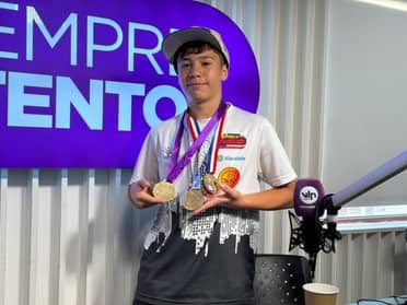 "El Barrera": La joven promesa del patinaje urbano curicano que sueña con llegar a un mundial