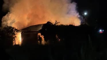 Voraz incendio consume vivienda de material ligero en sector rural de Hualañé: Un damnificado