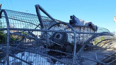 Camión destruye pasarela peatonal en la Ruta 5 Sur a la altura de San Fernando