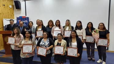 Curicanas recibieron certificación de curso de capacitación en panadería y pastelería