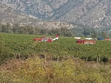 Avioneta se accidenta en Lolol dejando dos heridos leves