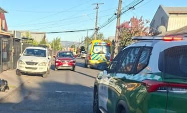 Menor de 14 años resulta herida tras ser atropellada en la Villa Bicentenario de Curicó