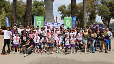 Patinadores de todas las edades se reunieron en Curicó para celebrar el "Aniversario Life On Wheels"