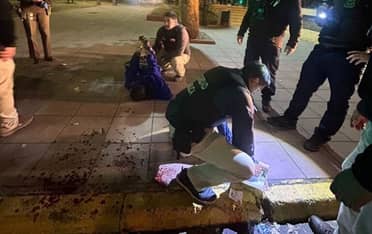 Inspector municipal resulta herido con arma blanca tras intervenir en violenta riña en la Alameda de Curicó