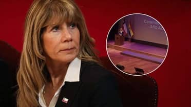 Ministra Ximena Rincón insultada en universidad responde a gritos de "Migajera"