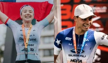 Macarena Salazar triunfa en el Ironman 70.3 de Puerto Varas