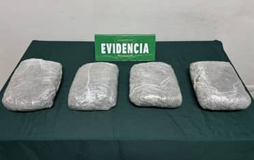 En prisión preventiva queda sujeto sorprendido con más de cuatro kilos de marihuana en control carretero