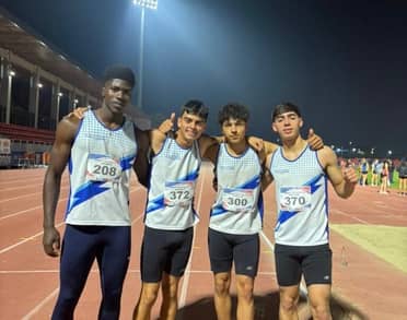 C. D. Manuel Larraín brilla en el Nacional de Atletismo U20 con oro en posta 4x100