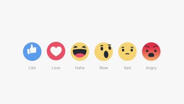 Facebook lanza 5 reacciones además de "me gusta"