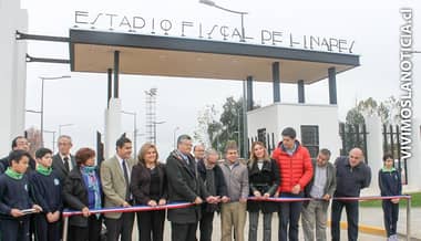 Inauguraron mejoramiento integral del Estadio de Linares