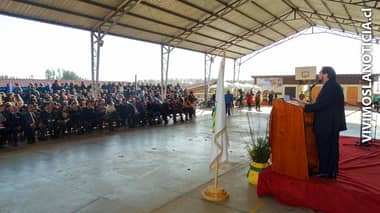 Inauguran obras de infraestructura en Escuela de Chovellén
