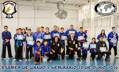 Karatecas curicanos rindieron examen para ascender de grado