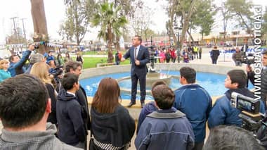 Con especial recorrido fue inaugurada Plaza de Sagrada Familia