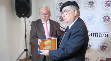 Cámara de Comercio de Talca distinguió a empresario radial