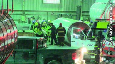 [FOTOS] Investigan fatal accidente laboral en empresa de Curicó