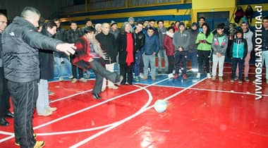 Inauguran los juegos deportivos de invierno de Teno
