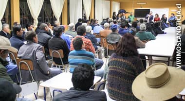 Masiva reunión por APR en Palquibudis