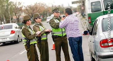Tres detenidos en control “Tolerancia Cero” del SENDA y Carabineros